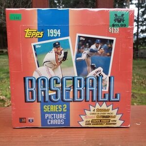 SEALED 1994 TOPPS Baseball Series 2 - Picture Cards - FULL BOX - 24CT